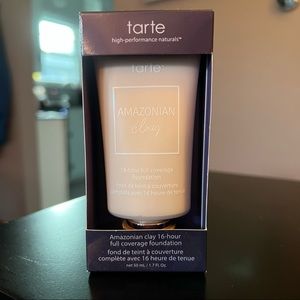 NIB Tarte Amazonian Clay 16-Hour Full Coverage Foundation. Shade 12B Fair Beige.